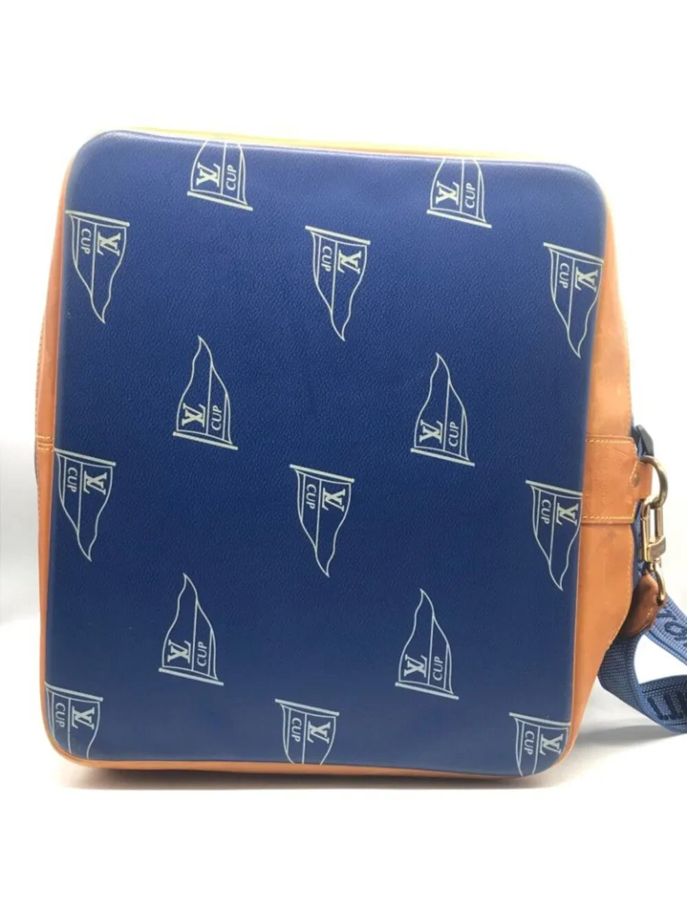 Louis Vuitton Cup Sac Marine Bandouliere Shoulder Bag Blue